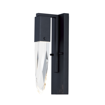 ET2 Quartz LED Wall Sconce - 3000K - 480 Lumens - 120V - Black