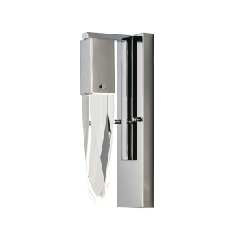 ET2 Quartz LED Wall Sconce - 3000K - 480 Lumens - 120V - Polished Chrome