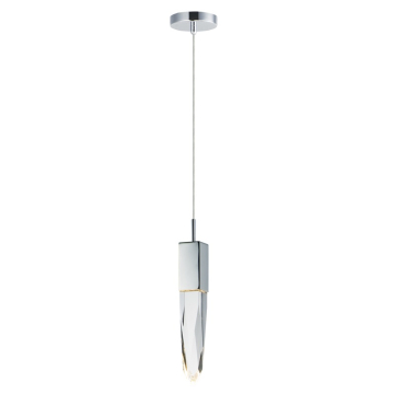 ET2 Quartz 18" LED Pendant - 3000K - 480 Lumens - 120V - Polished Chrome