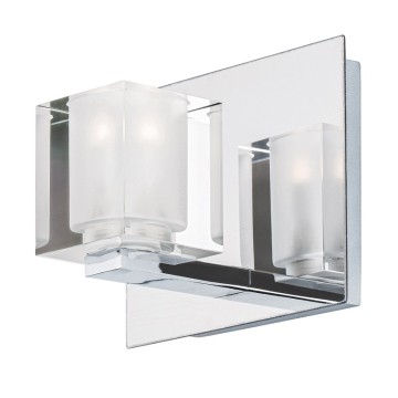 ET2 Blocs Vanity Light - 3000K - 440 Lumens - 120V - Polished Chrome