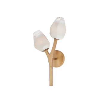 ET2 Blossom LED Wall Sconce - 3000K - 800 Lumens - 120V - Natural Aged Brass