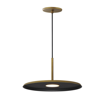 ET2 Berliner 14" LED Pendant - 3000K - 580 Lumens - 120V - Antique Brass
