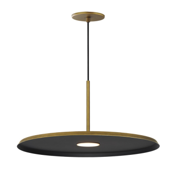 ET2 Berliner 20" LED Pendant - 3000K - 860 Lumens - 120V - Antique Brass