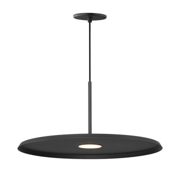 ET2 Berliner 20" LED Pendant - 3000K - 860 Lumens - 120V - Black