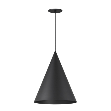 ET2 Pitch 14" LED Pendant - 3000K - 650 Lumens - 120V - Black