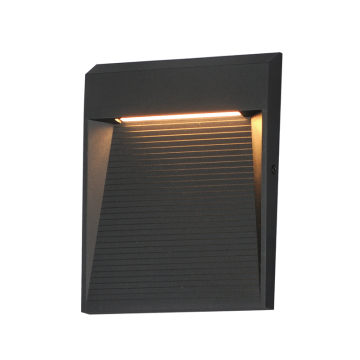 ET2 Steppes LED Outdoor Sconce - 820 Lumens - 20W - 3000K - 120V - Black