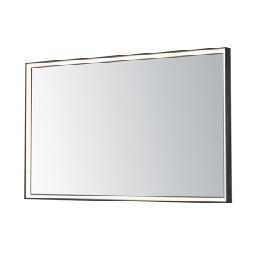 ET2 Bevel 48"x30" LED Mirror - CCT Selectable - 120V - Brushed Black