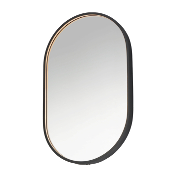 ET2 Elisse Oval 20" x 32" Oval LED Mirror - 3000K - 120V - Black