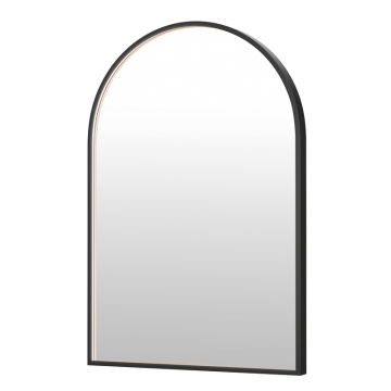 ET2 Elisse 24" x 36" Arch LED Mirror - 400 Lumens - 45W - 3000K - 120V - Black