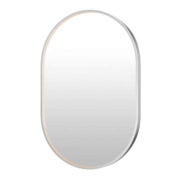 ET2 Elisse 24" x 36" Oval LED Mirror - 1,500 Lumens - 45W - 3000K - 120V - Satin Nickel