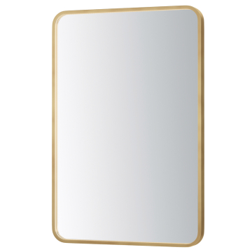 ET2 Elisse 24'' x 36'' Rectangle LED Mirror - 1,700 Lumens - 52W - 3000K - 120V - Gold