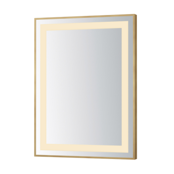 ET2 Framed 24" x 32" LED Mirror - 950 Lumens - 37W - CCT Selectable - 120V - Gold