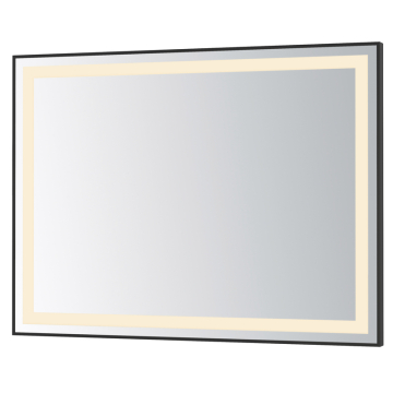 ET2 Framed 48" x 36" LED Mirror - 1,600 Lumens - 63W - CCT Selectable - 120V - Black