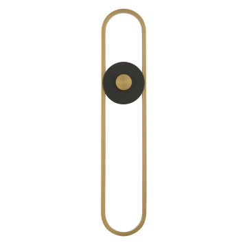 ET2 Gravity X-Large Outdoor LED Sconce - 1,100 Lumens - 3000K - 120-277V - Black / Gold