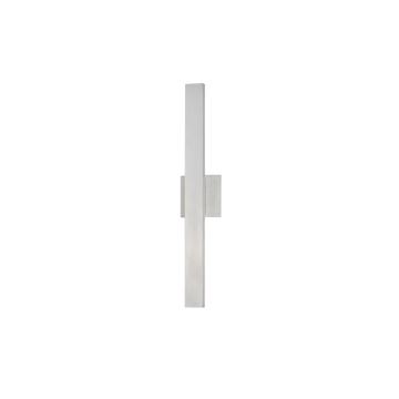 ET2 Alumilux Line 24" LED Outdoor Wall Sconce - 1,250 Lumens - 6.5W - CCT Selectable - 120V - Satin Aluminum