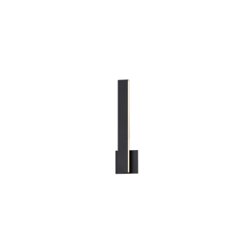 ET2 Alumilux SideLine 18" LED Outdoor Wall Sconce - 820 Lumens - 9W - 3000K - 120V - Black