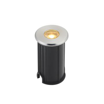 ET2 In-Ground LED Landscape Light - 80 Lumens - 1W - 3000K - 12V - Brushed Aluminum