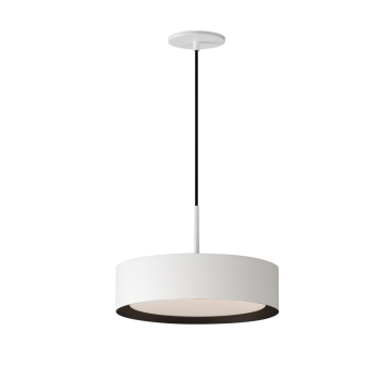 ET2 Echo 13" LED Pendant - CCT Selectable - 1,200 Lumens - 120-277V - White / Black
