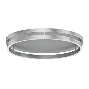 ET2 Groove 24" Flush Mount - 1,100 Lumens - 27W - CCT Selectable - 120-277V - Brushed Aluminum