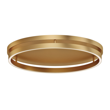 ET2 Groove 24" Flush Mount - 1,100 Lumens - 27W - CCT Selectable - 120-277V - Gold