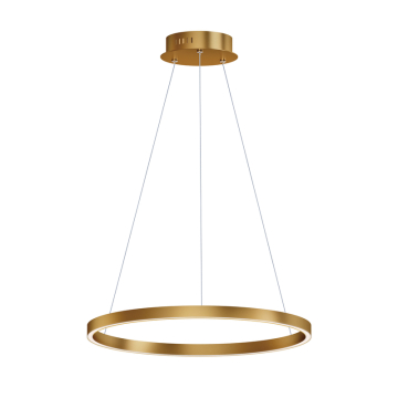 ET2 Groove 24" Pendant - 1,100 Lumens - 27W - CCT Selectable - 120-277V - Gold