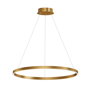 ET2 Groove 32" Pendant - 1,400 Lumens - 35W - CCT Selectable - 120-277V - Gold