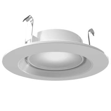 RAB ECLIPSE 4" Retrofit LED Downlight w/ Nightlight - Baffle Trim - 7.5W - CCT Selectable - 751 Lumens - 120V - White