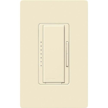 Lutron Maestro Magnetic Low-Voltage Dimmer - 450W Max - 120V - Almond