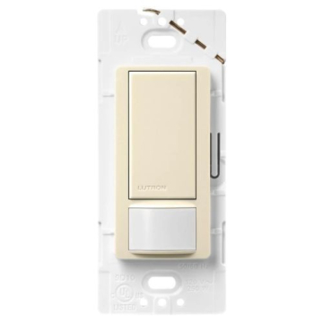 Lutron Maestro Occupancy Sensor Switch - Single-Pole - Almond