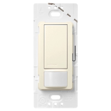 Lutron Maestro Occupancy Sensor Switch - Single-Pole - Biscuit