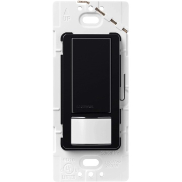 Lutron Maestro Occupancy Sensor Switch - Single-Pole - Black