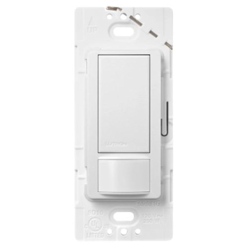 Lutron Maestro Occupancy Sensor Switch - Single-Pole - Snow