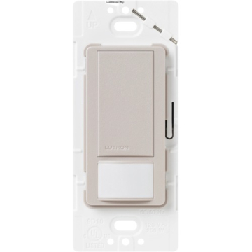 Lutron Maestro Occupancy Sensor Switch - Single-Pole - Taupe