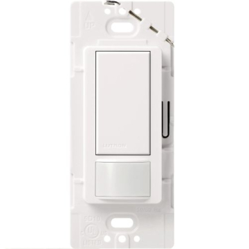 Lutron Maestro Occupancy Sensor Switch - Single-Pole - White