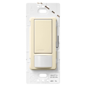 Lutron Maestro Occupancy Sensor Switch - 3-Way - 120-277V - Almond