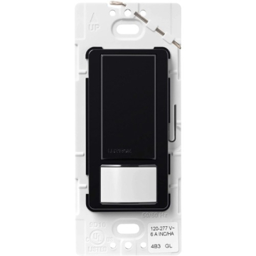 Lutron Maestro Occupancy Sensor Switch - 3-Way - 120-277V - Black