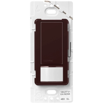 Lutron Maestro Occupancy Sensor Switch - 3-Way - 120-277V - Brown