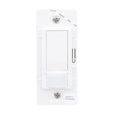 Lutron Maestro Occupancy Sensor Switch - 3-Way - 120-277V - White