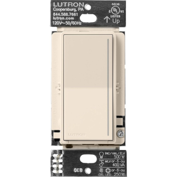Lutron Sunnata Pro Max LED+ Touch Dimmer - Light Almond