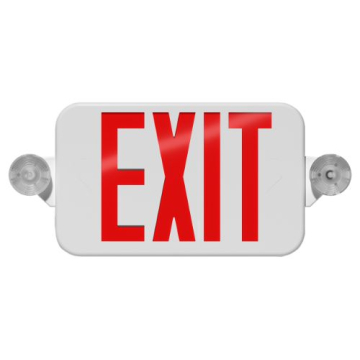 RAB ECOMBO34 LED Exit Emergency Combo - Red + Green Letters - 120/277V