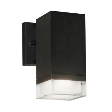 AFX Edmund 1-Light LED Outdoor Wall Sconce - CCT Selectable - 120-277V - Black