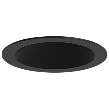 ELCO Lighting Koto Pex 3" Canless Round Sleek Reflector Trim - Black