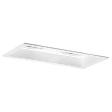 ELCO Lighting Koto Multiple Double Head Trim - White