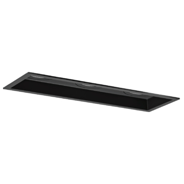 ELCO Lighting Koto Multiple Triple Head Trim - Black