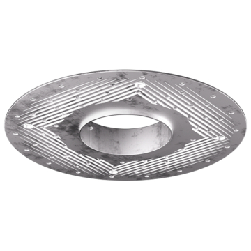 ELCO Lighting Koto Pex 2" Round Trimless Spackle Frame