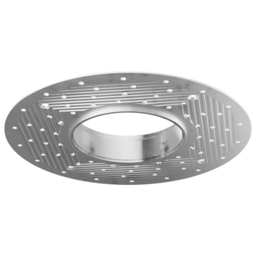 ELCO Lighting Koto Pex 3" Round Trimless Spackle Frame