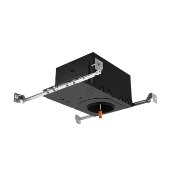 ELCO Lighting Koto 4" Dedicated LED IC Airtight New Construction R60 and Chicago Plenum Housing - 120V