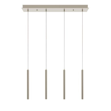 AFX Eli 4-Light Linear Pendant - 3000K - 120-277V - Satin Nickel