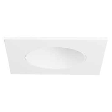 ELCO Lighting Koto Pex 2" Canless Square Deep Reflector Trim - White