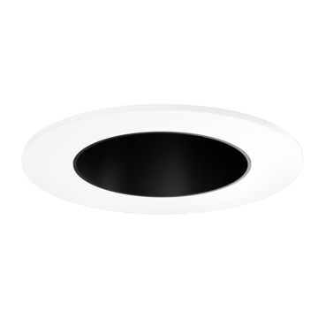 ELCO Lighting Koto Pex 2" Canless Round Deep Reflector Trim - Black / White